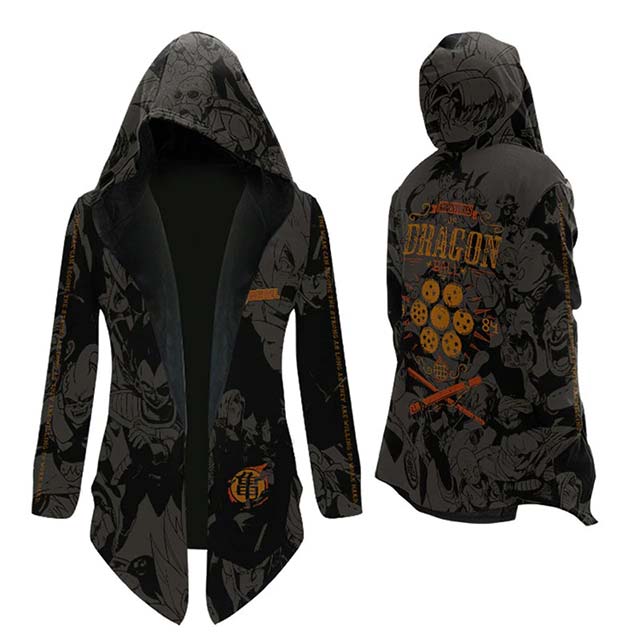 DB Son Goku Cosplay Hooded Cape Coat buy online