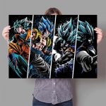 Dragon Bal Goku and Vetega Wall Art 3d Posters amazon buy online