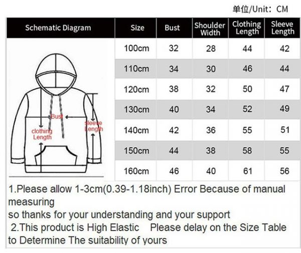 Dragon Ball Hoodie Son Goku 3D Printed Unisex size chart buy online