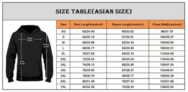 Dragon Ball Hoodie Super Saiyan 3 Goku 3D Printed Unisex size chart amazon buy online
