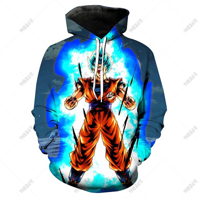 Goku super saiyan blue on sale hoodie