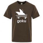 Dragon Ball Z Goku Name Brown Summer T Shirt O neck Mens buy online