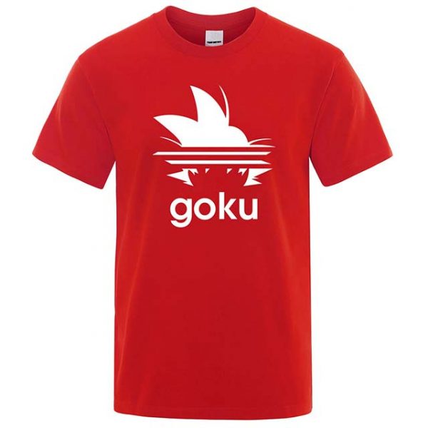Dragon Ball Z Goku Name Red Summer Short Sleeve T Shirt O neck Mens alibaba buy online