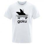 Dragon Ball Z Goku Name White Summer Short Sleeve T Shirt O neck Mens buy online