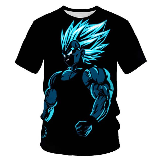 Dragon Ball Z Super Saiyan 4 Blue Vegeta Black Form T Shirt buy online