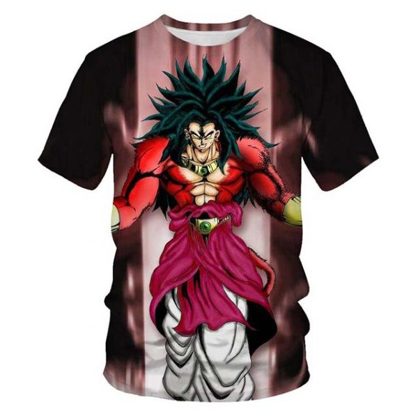 Dragon Ball Z Super Saiyan 4 Broly 3D Printed Summer T Shirt buy online
