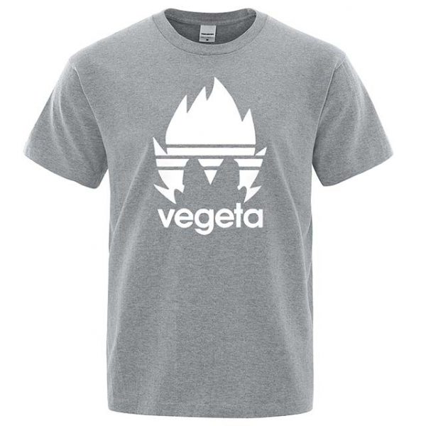 Dragon Ball Z Vegeta Name Short Sleeve Gray T Shirt Men buy online