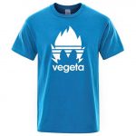 Dragon Ball Z Vegeta Name Short Sleeve Light Blue T Shirt Men buy online
