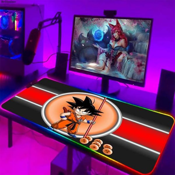 Kid Goku Super DBZ RGB Pad Anime Carpet Dragon Mouse Mat amazon buy online