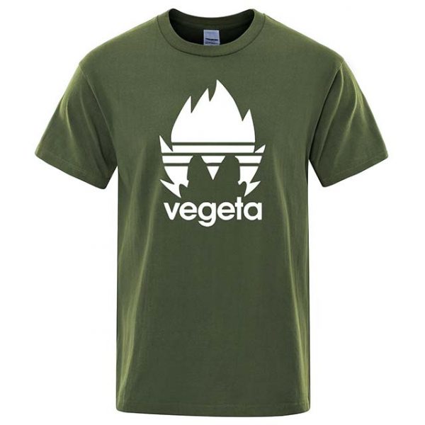 Vegeta Name Short Sleeve Army Green T Shirt Men amazon buy online