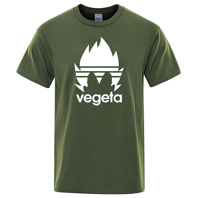 Vegeta Name Short Sleeve Army Green T Shirt Men buy online