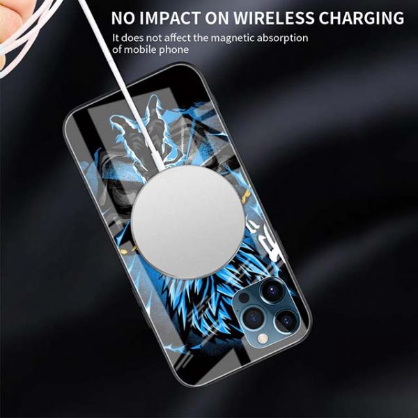 DBZ Vegeta Tempered Glass Case For iPhone ebay buy online