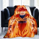 DBZ Super Saiyan Blanket Goku Anime Sofa Cover amazon buyonline