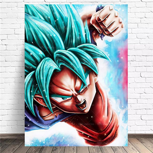 DBZ Characters Eyes Canvas Poster Anime - Dragon Ball Z Merch