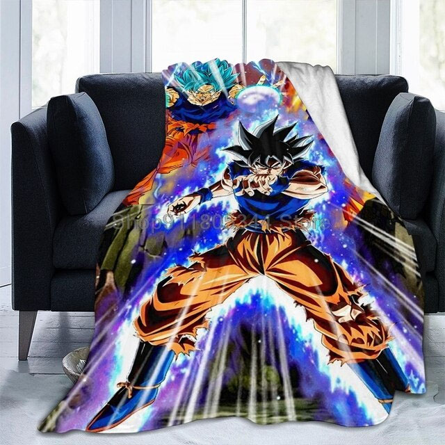 Dragon Ball Z Future Trunks Super Saiyan Armor Cell Dope Fleece Blanket