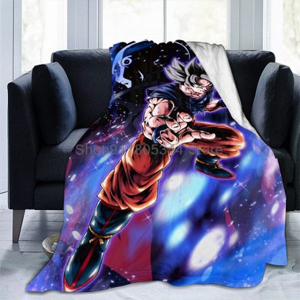 Goku Mastered Ultra Instinct Anime Black Blanket amazon buyonline