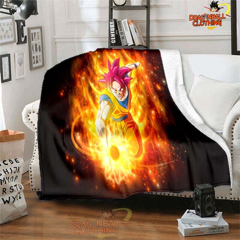 Goku Super Saiyan Blankets Dragon Ball Z Anime