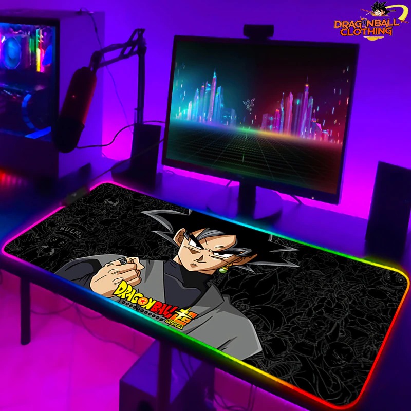 Mousepad Goku Super Saiyajin Níveis Dragon Ball com apoio