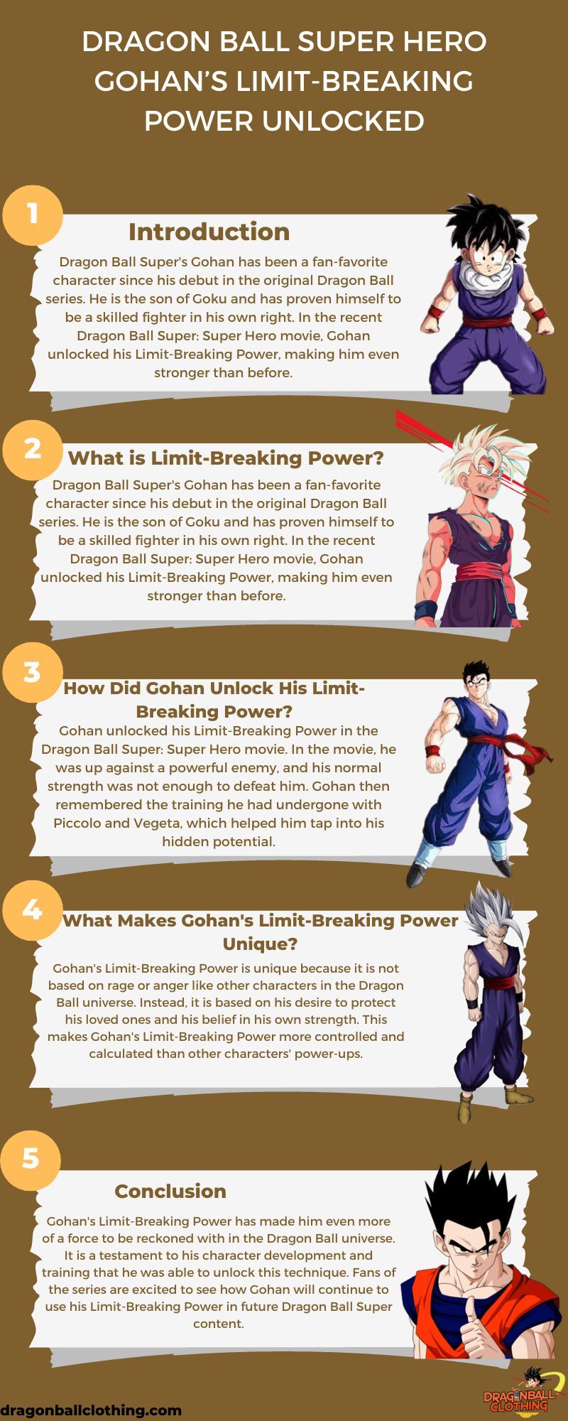 Dragon Ball Super Hero Gohan's Limit-Breaking Power Unlocked