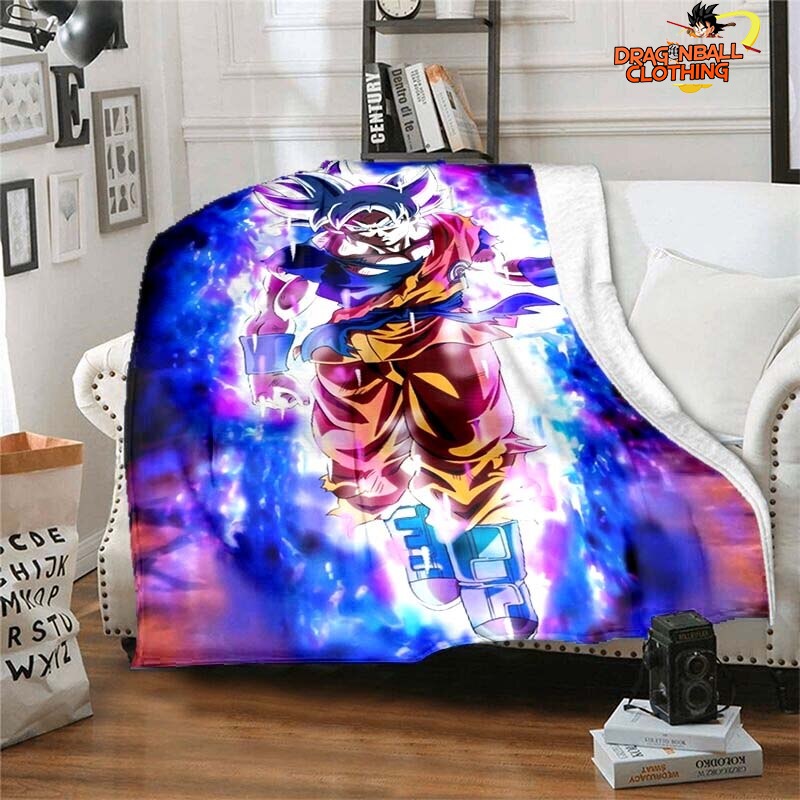 SEP172923 - DBZ SS3 GOKU & SS2 VEGETA SUBLIMATION THROW BLANKET - Previews  World