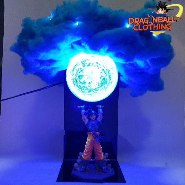 Goku ultra Instinct Lamp Blue Desk Lampara Figma