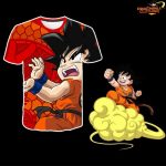 Kid Son Goku Short Sleeve Black T-shirt For Kids