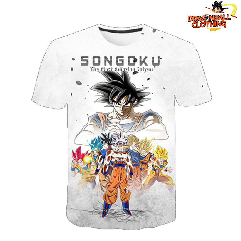 Dragon Ball Z Kid Son Goku T-shirts
