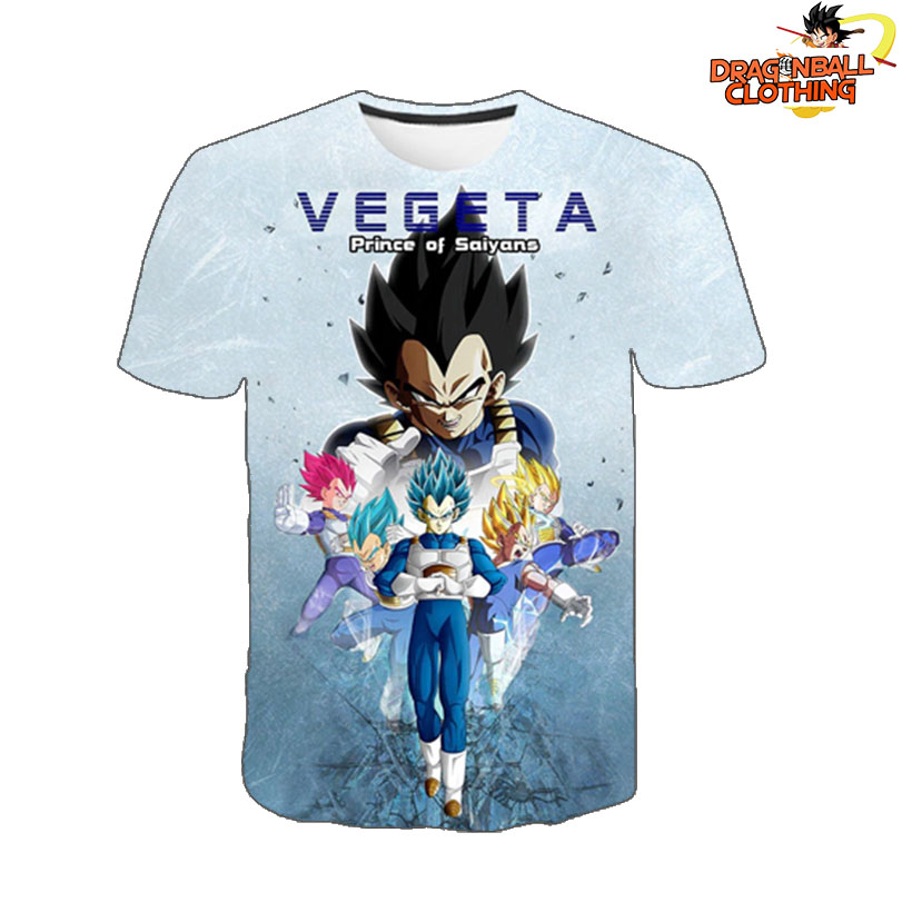 Dragon Ball Z Saiyan Vegeta T-shirts