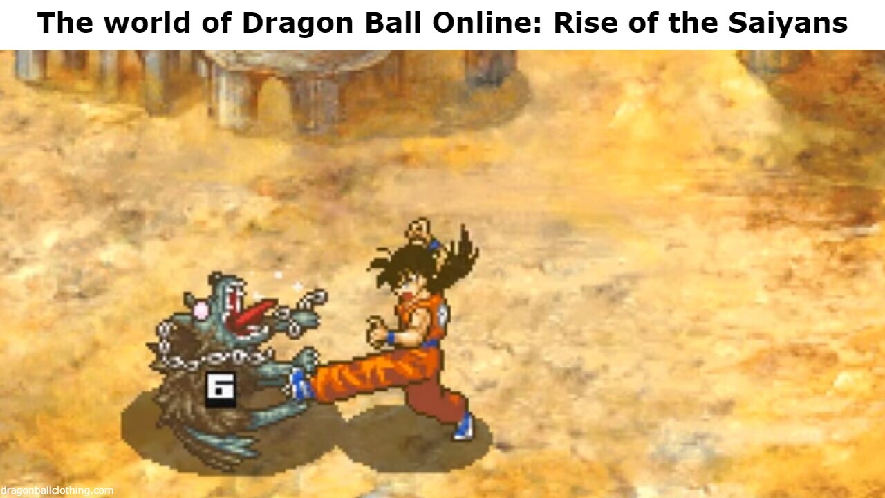 The world of Dragon Ball Online: Rise of the Saiyans