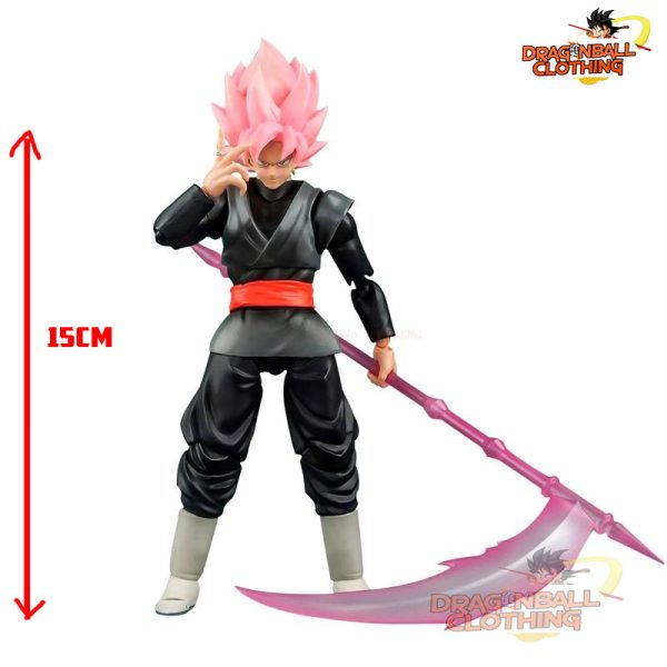 Black Goku Action Figure Toy Model Gift size chart