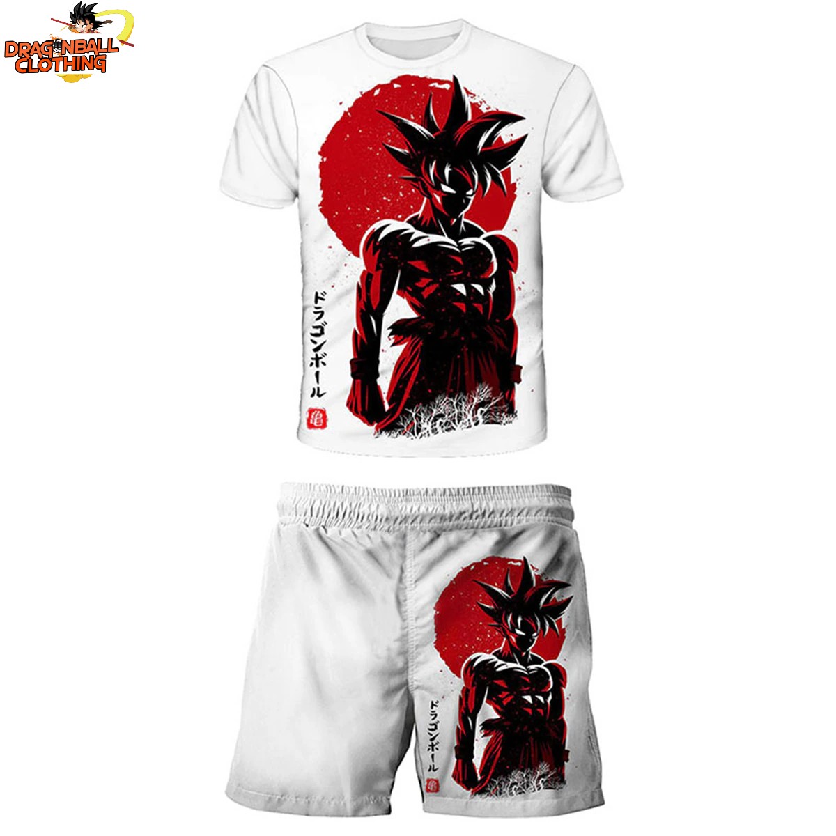 Dragon Ball Goku Summer T-shirt + Shorts shop amazon