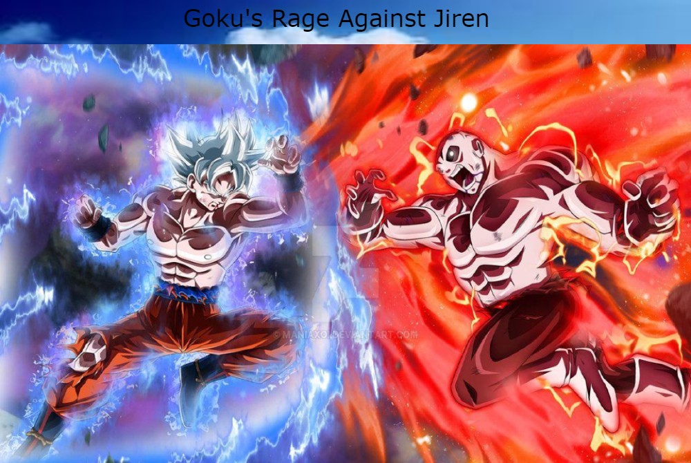 Goku's Rage Against Jiren