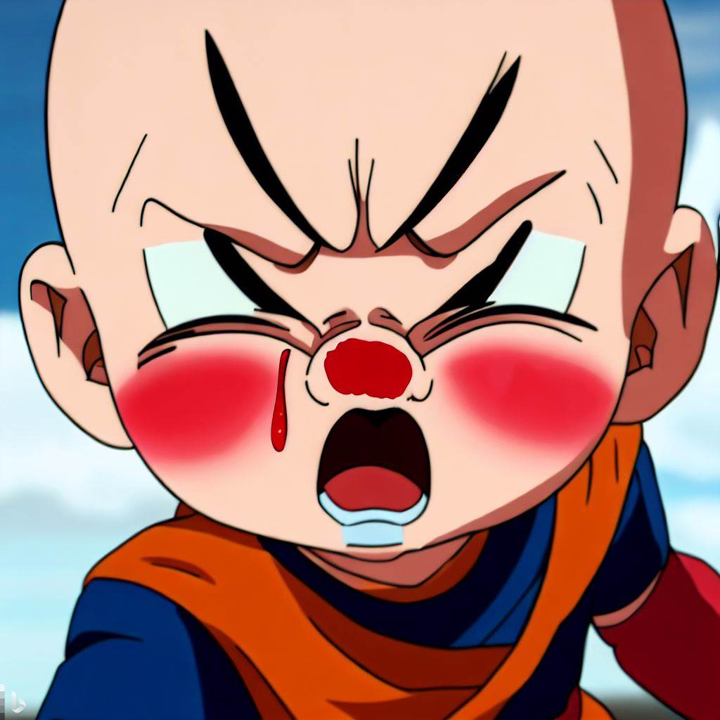 Krillin's Nosebleed A Comical Moment in Dragon Ball 