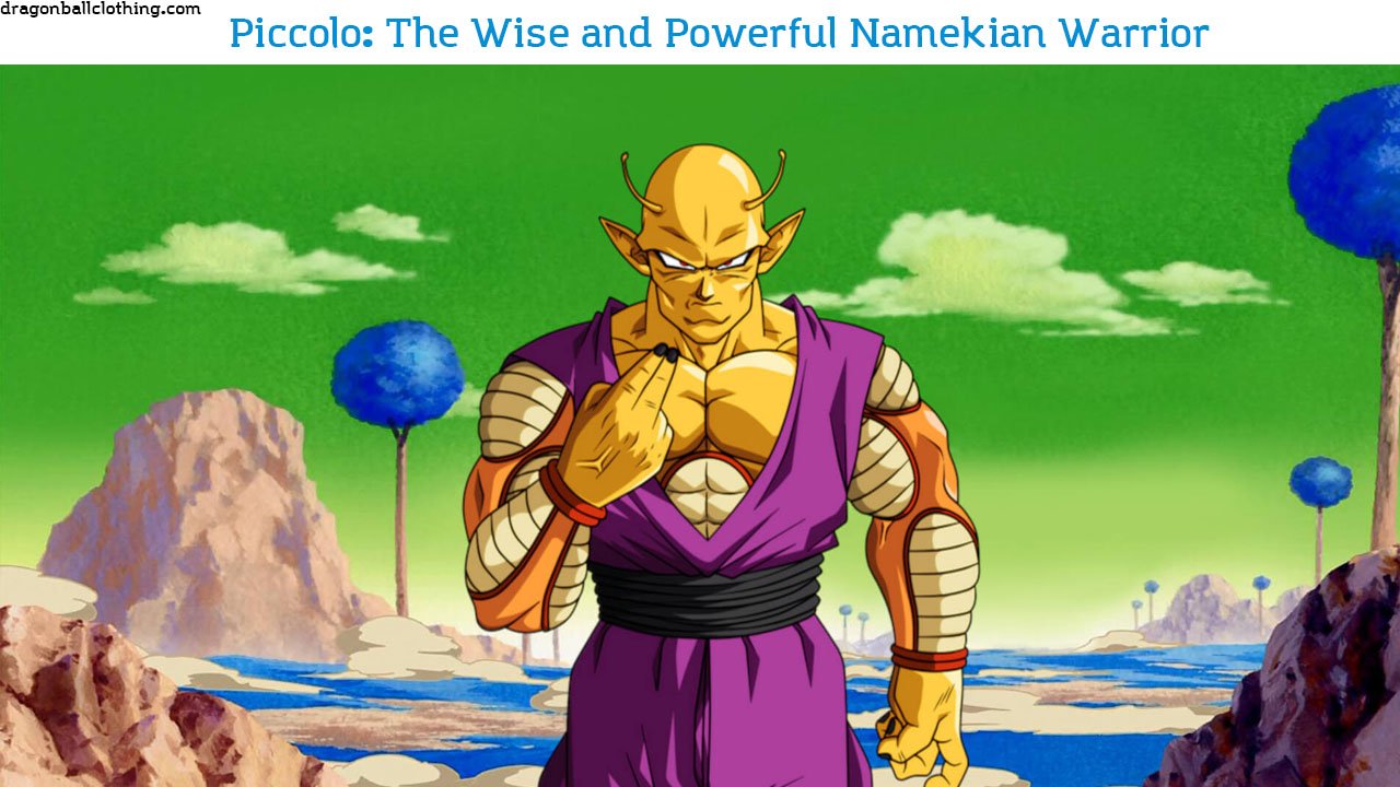 stylish character of dragon ball Piccolo The Wise and Powerful Namekian Warrior copy