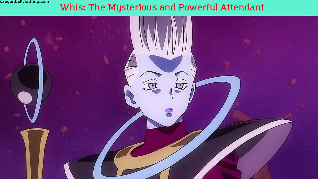 stylish character of dragon ball Whis The Mysterious and Powerful Attendant