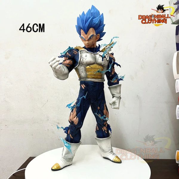 Dragon Ball Z Super Saiyan Blue Vegeta Action Figure size chart