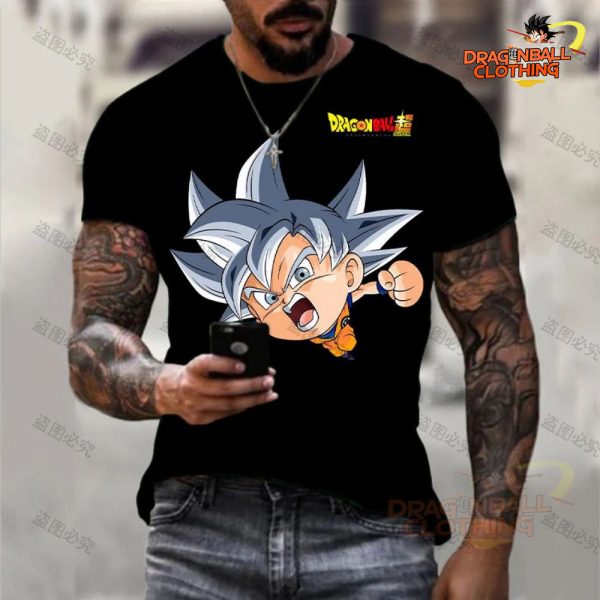 Dragon Ball Z Goku Ultra Instinct T-Shirt amazon