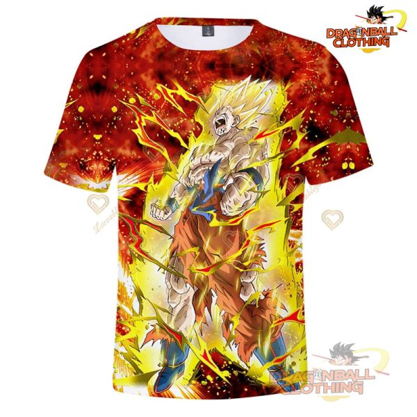 Dragon Ball Z SSJ 2 Goku T-shirt amazon