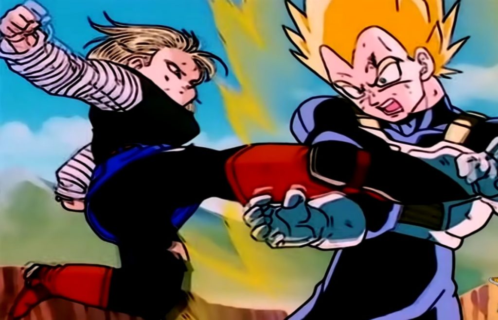Vegeta and Android 18