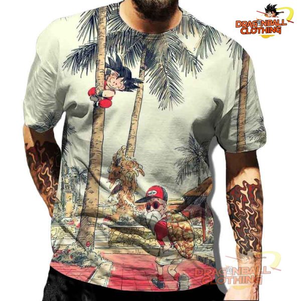 Dragon Ball Z New Summer Fashion 3D Print T-shirt amazon