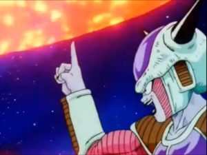 frieza destroyed vegeta planet 