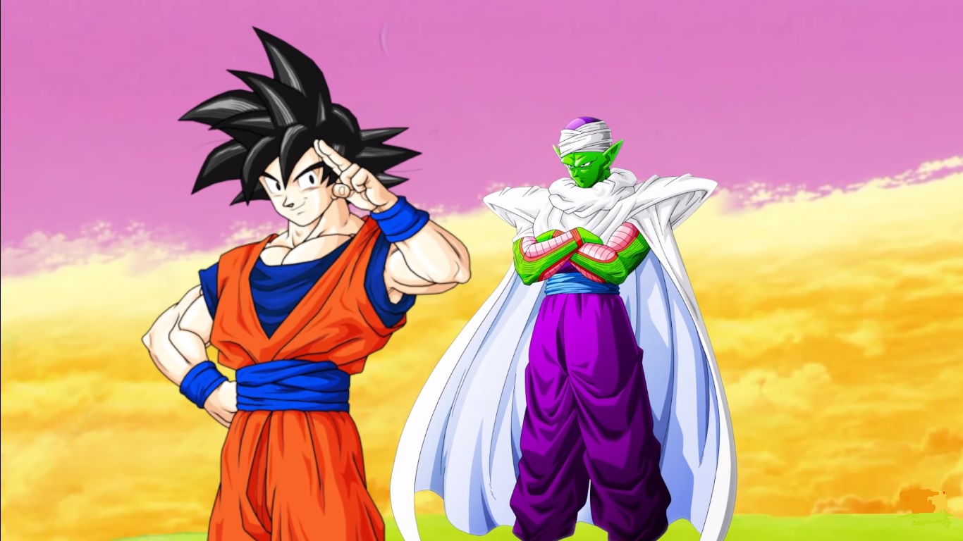 goku vs piccolo enemies to friends