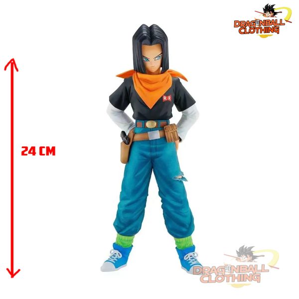 Dragon Ball Z Amazing Android 17 Action Figure size chart
