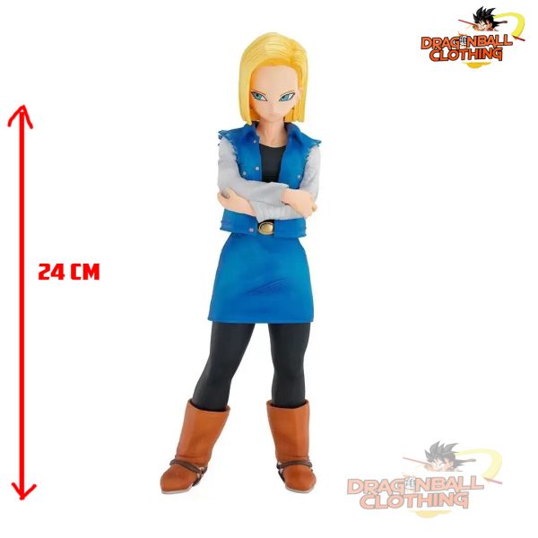 Dragon Ball Z Amazing Android 18 Action Figure size chart
