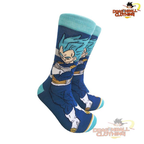 Dragon Ball Z Super Saiyan Blue Vegeta Socks amazon
