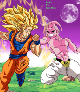 Goku vs Kid Buu
