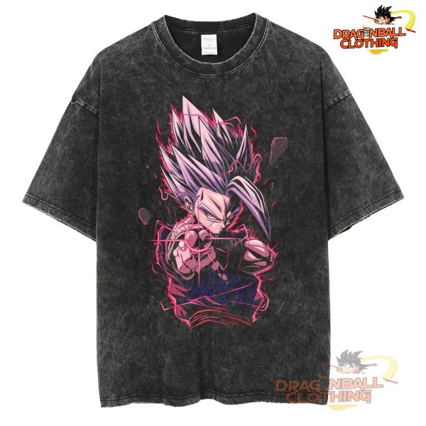 Dragon Ball Z Hip Hop Streetwear Gohan T-Shirt amazon