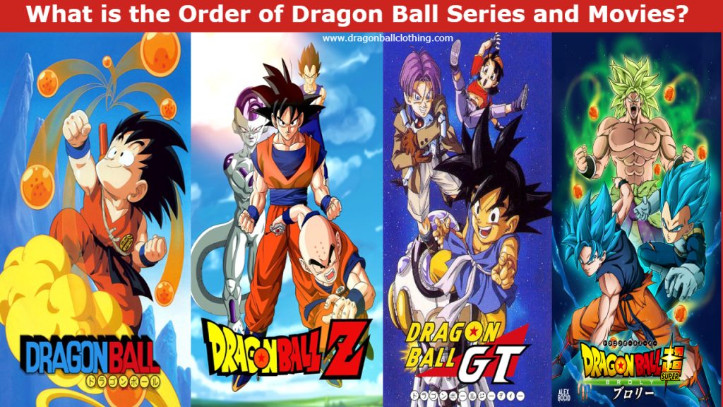 What is the Order of Dragon Ball Series and Movies? - Dragon Ball Z Merch - All The Dragon Ball Z Shows In Order