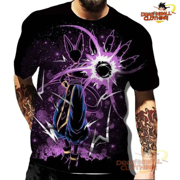 2023 New Dragon Ball Beerus Top Fashion T-Shirt amazon
