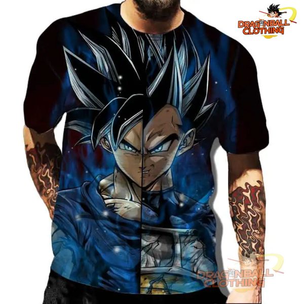2023 New Dragon Ball Goku Vegeta Top Fashion T-Shirt amazon